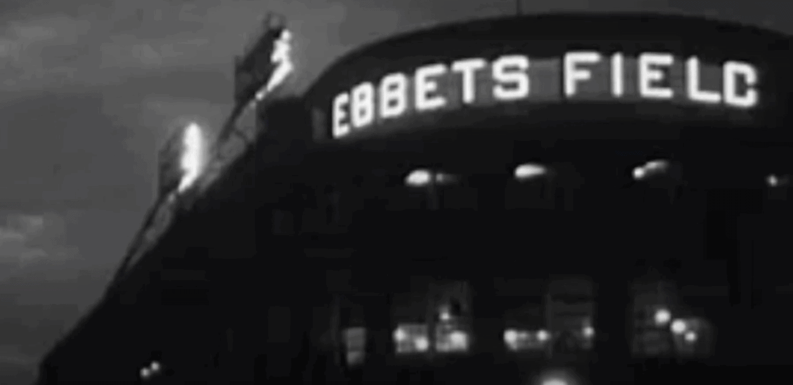 Historic view of Ebbets Field, a classic ballpark featured in "Blast From The Past."